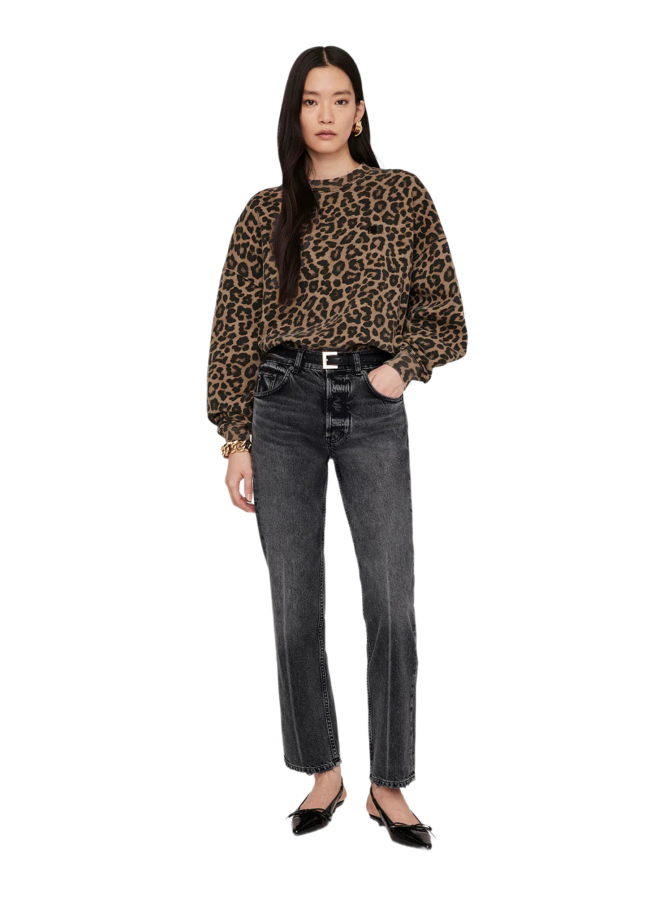 ANINE BING Sweatshirt Miles mit Leo-Muster bei Robert Ley