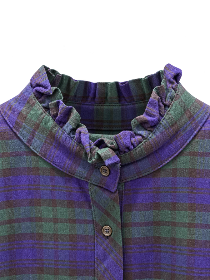 Insieme Hemdbluse mit Rüschenkragen bei Robert Ley