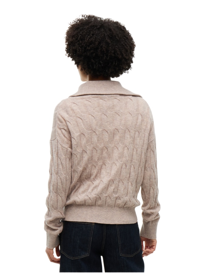 Tommy Hilfiger Wollpullover mit Zopfmuster bei Robert Ley
