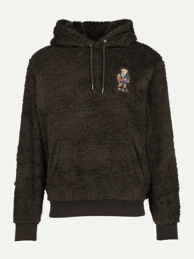 Polo Ralph Lauren Teddy-Hoodie mit Polobär-Stickerei bei Robert Ley
