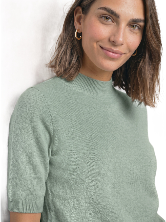 Street One Kurzarm-Pullover mit Stehkragen bei Robert Ley