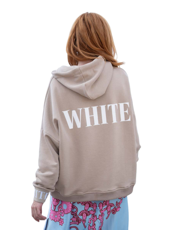 Black and white hoodie women's online
