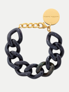 Vanessa Baroni Flat Chain Armband black universe marble bei Robert Ley