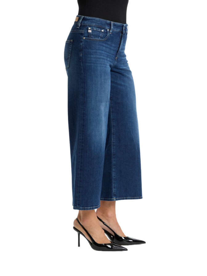 Adriano Goldschmied Wide-Leg Jeans Saige Crop Clean bei Robert Ley