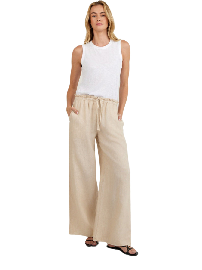 Bella Dahl Wide-Leg Leinenhose bei Robert Ley
