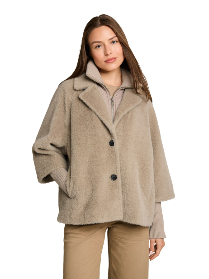 Tom Tailor Casual Teddy-Capejacke bei Robert Ley
