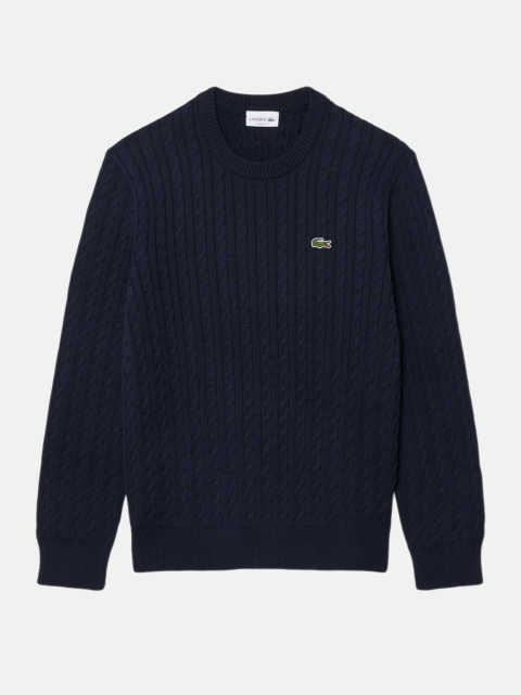 Lacoste Pullover mit Zopfmuster bei Robert Ley