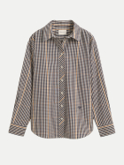 Gant Karierte Bluse 266-TOASTED ALMOND bei Robert Ley