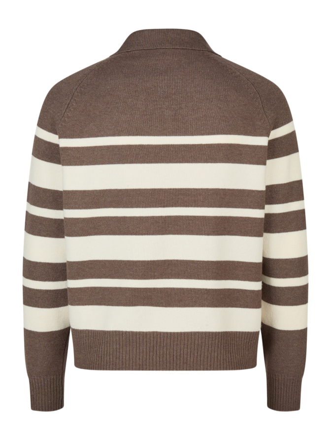 Rabe Moden Polo-Pullover im Streifen-Design bei Robert Ley