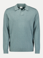 No Excess Feinstrick-Polo-Pullover 138-Dusty Blue bei Robert Ley