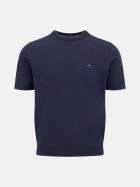 Fynch-Hatton Kurzarmpullover aus Wolle 690-navy bei Robert Ley