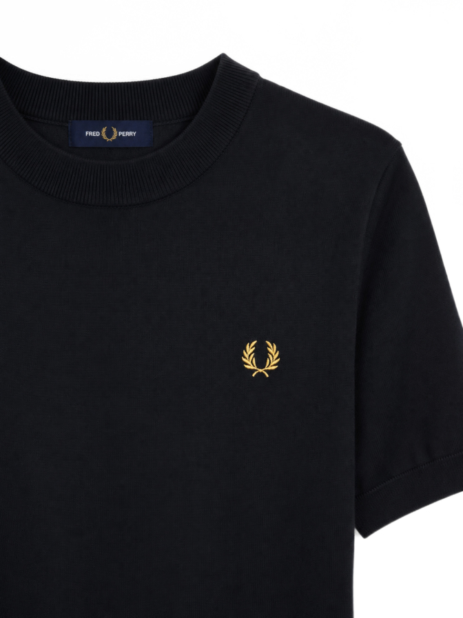Fred Perry T-Shirt in Strick-Qualität bei Robert Ley