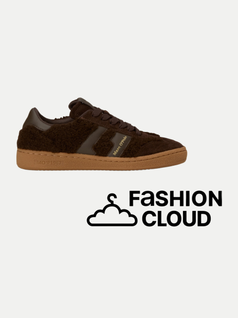 Marc O'Polo Sneakers aus Leder und Teddyfell bei Robert Ley