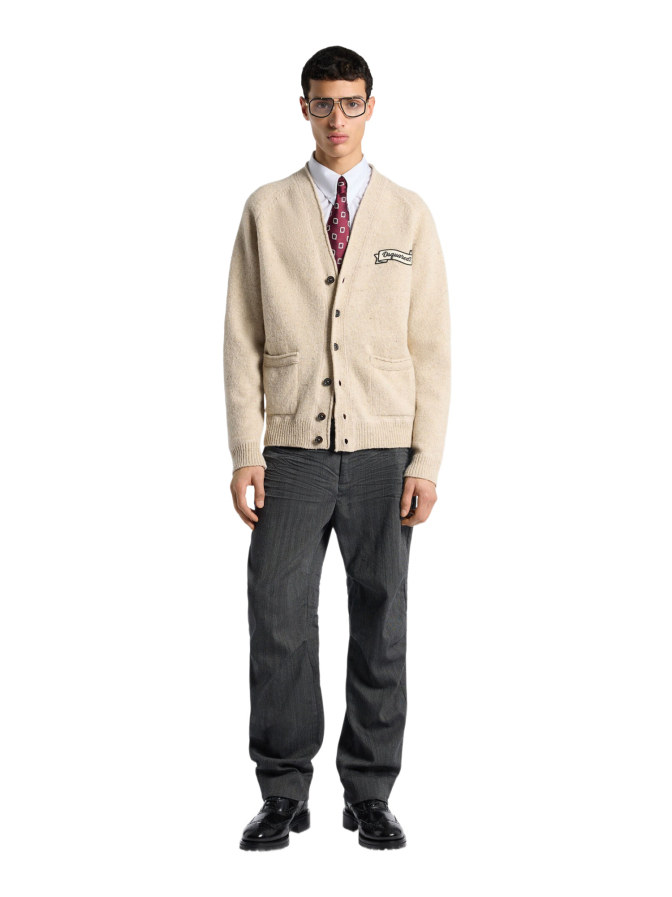 DSQUARED2 Basic-Cardigan mit Dsquared2-Patch bei Robert Ley