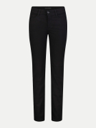 Mac Straight Fit Jeans mit Label-Patch D999 black-black-Trousers MAC Ladie bei Robert Ley