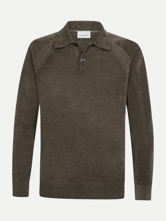 PROFUOMO Pullover mit Polokragen bei Robert Ley