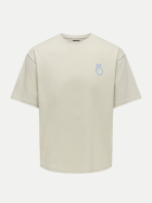 Only & Sons T-Shirt mit Aufdruck 261395002-Silver Lining/NEED MONEY FOR IBIZA bei Robert Ley