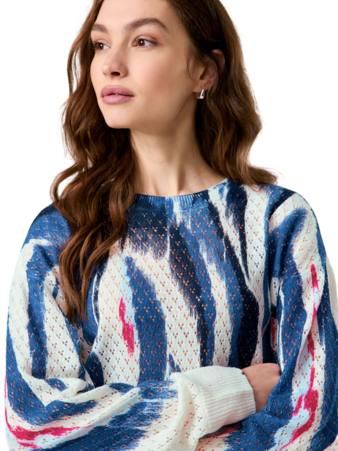 Taifun Pullover mit Ajourmuster bei Robert Ley
