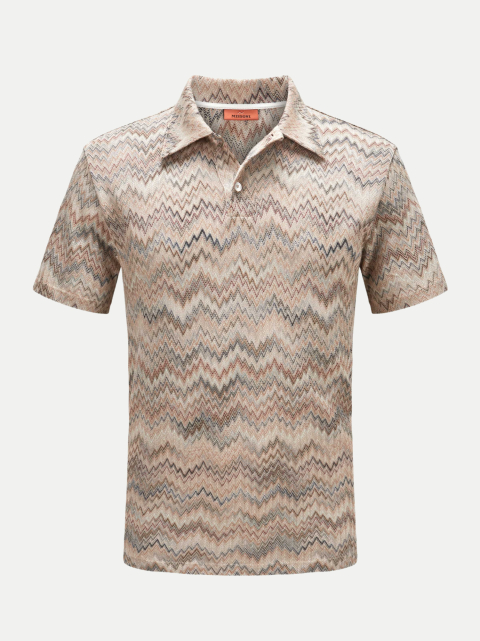 MISSONI Poloshirt im Zickzack-Muster bei Robert Ley