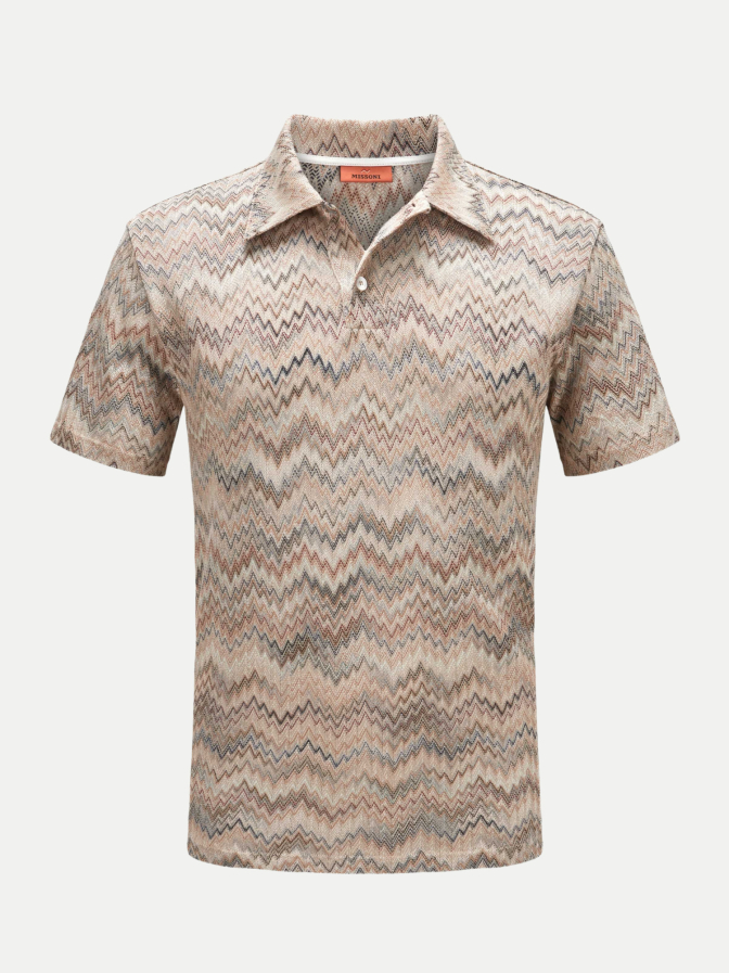 MISSONI Poloshirt im Zickzack-Muster bei Robert Ley