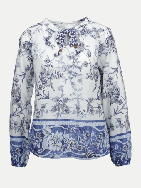 Emily Van Den Bergh Tunika mit Floral-Muster bei Robert Ley