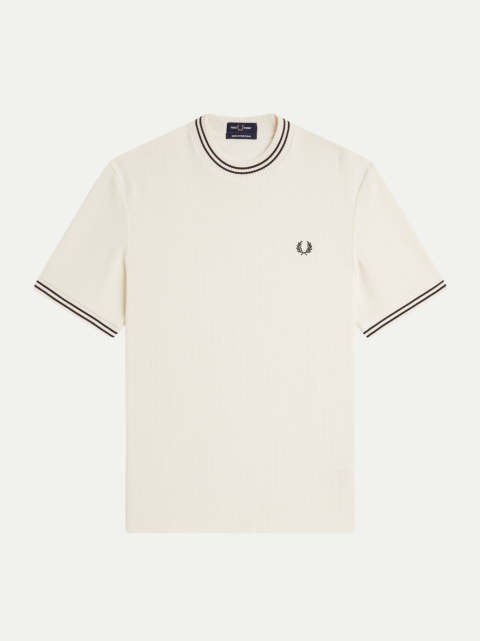 Fred Perry Ripp-Strick T-Shirt bei Robert Ley