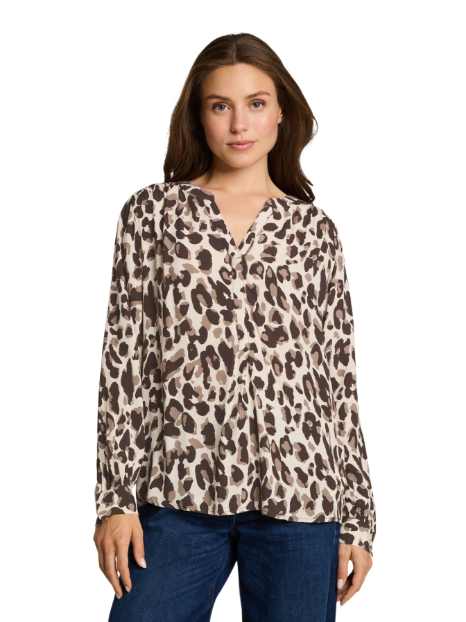 Tom Tailor Casual Blusenshirt mit Allover-Print bei Robert Ley
