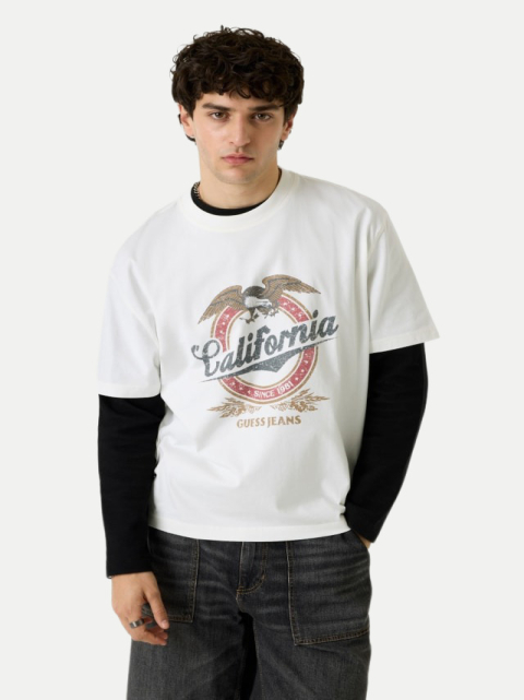 Guess Oversized T-Shirt mit Logoprint bei Robert Ley
