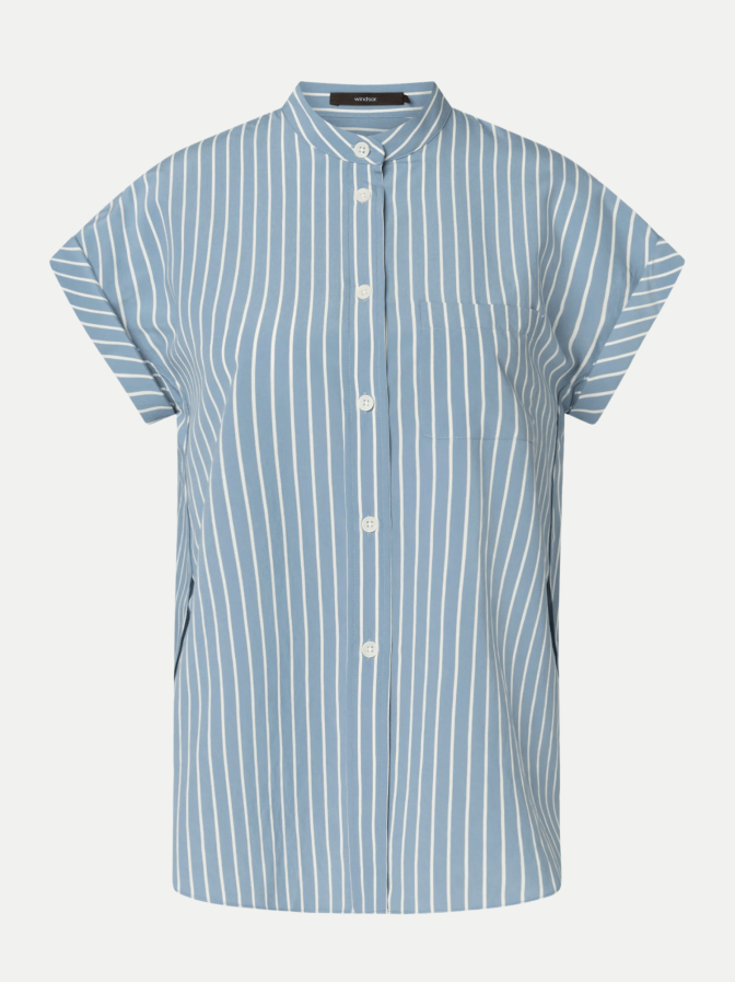 Windsor Women Kurzarm-Hemdbluse Gestreift bei Robert Ley