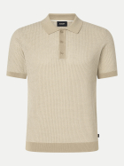 Joop! Poloshirt aus Strukturstrick Brianoro 270-Light Beige 270 bei Robert Ley