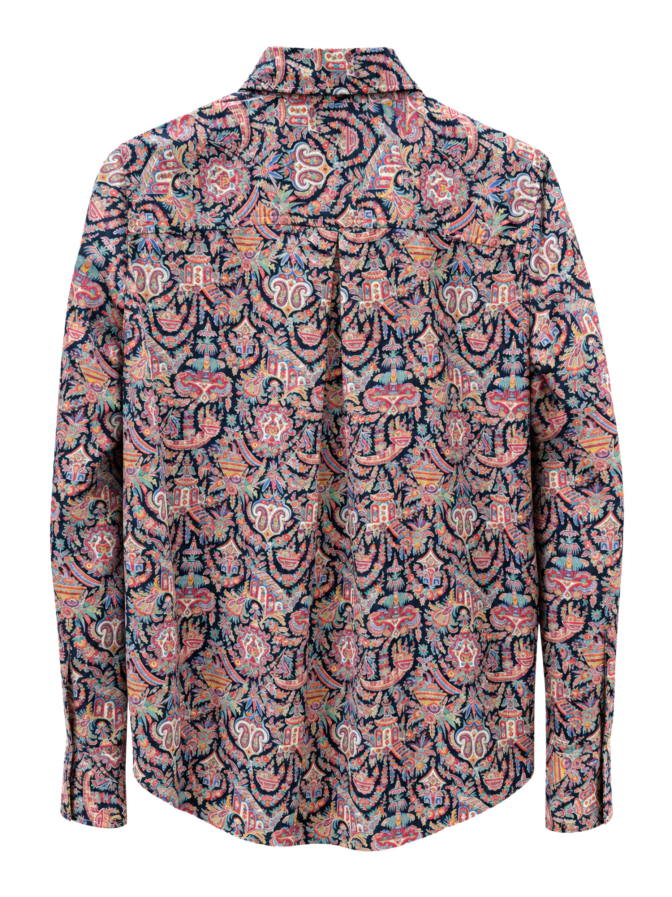 Insieme Hemdbluse mit Kellerfalte bei Robert Ley