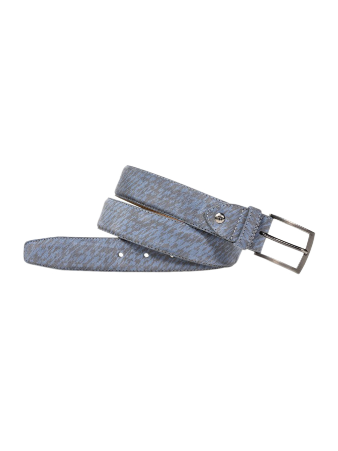 van Bommel Ledergürtel Floris LightBlue bei Robert Ley