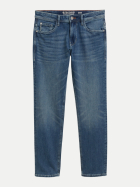 Tom Tailor Casual Straight-Fit Jeans Marvin 10119-Used Mid Stone Blue Denim bei Robert Ley