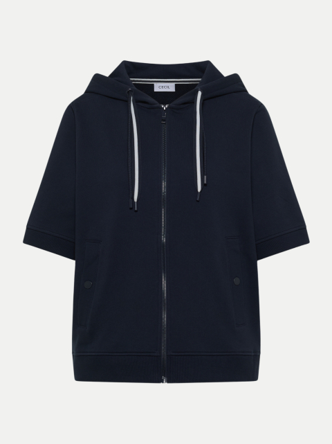 Cecil Kurzarm Hoodie- Jacke bei Robert Ley