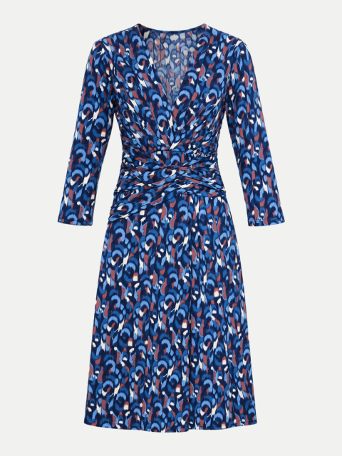 Robert Ley Wickelkleid mit Allover-Muster bei Robert Ley