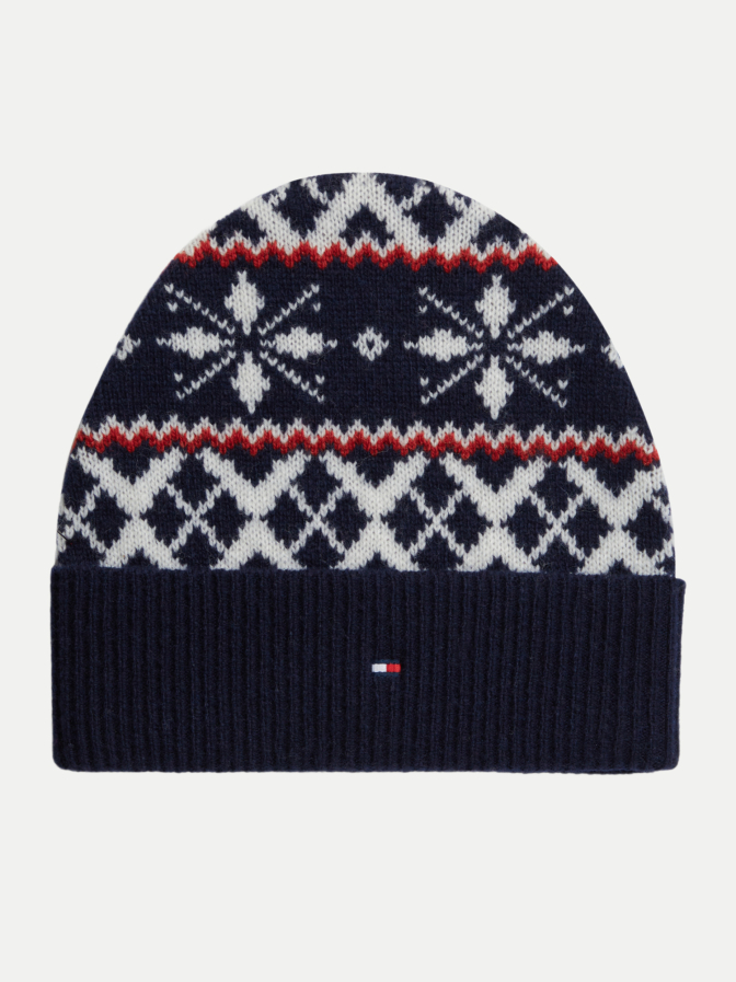 Tommy Hilfiger Beanie mit Fair-Isle-Muster bei Robert Ley