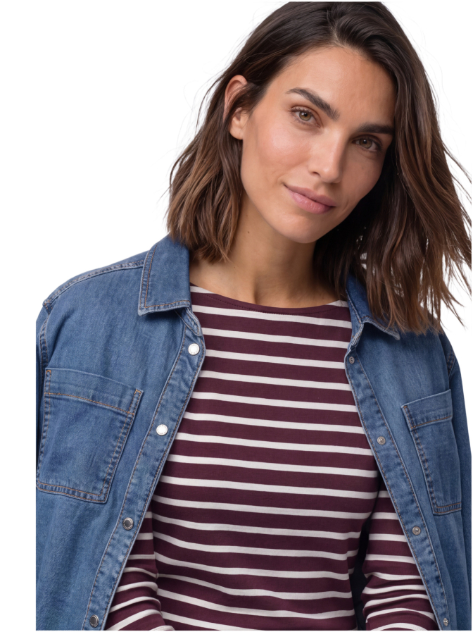 Street One Basic Jerseyshirt bei Robert Ley