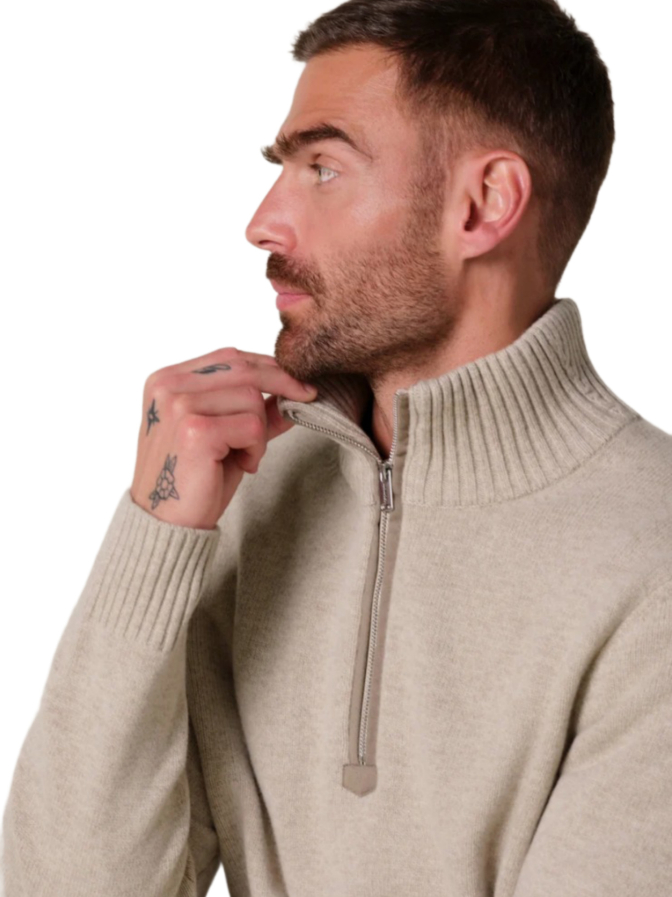 PROFUOMO Strickpullover mit Stehkragen bei Robert Ley