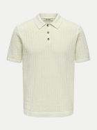 Only & Sons Poloshirt Moon 187201-Egret bei Robert Ley