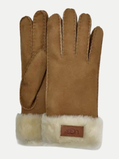 UGG Lederhandschuh mit Umschlagbündchen bei Robert Ley