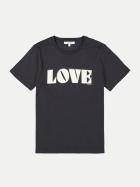 Garcia T-shirt mit Schriftzug 62-GREY bei Robert Ley