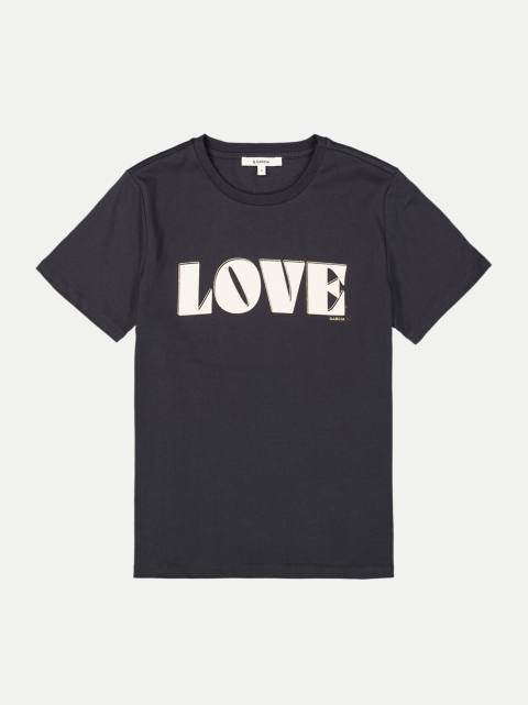 Garcia T-shirt mit Schriftzug bei Robert Ley