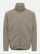 Only & Sons Fleecejacke ONSJASON 289140-Walnut bei Robert Ley