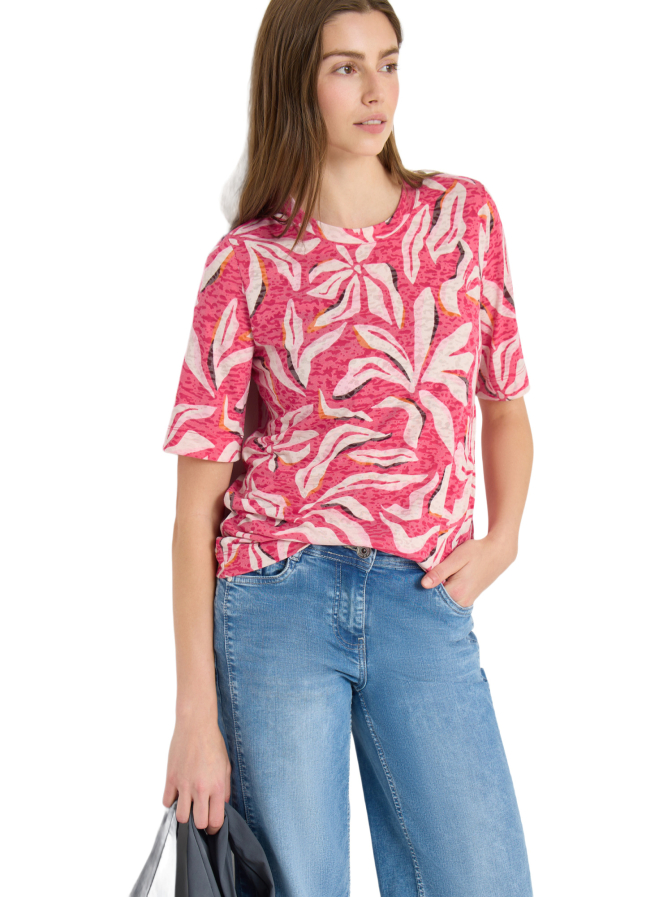 Cecil T-Shirt floral bei Robert Ley
