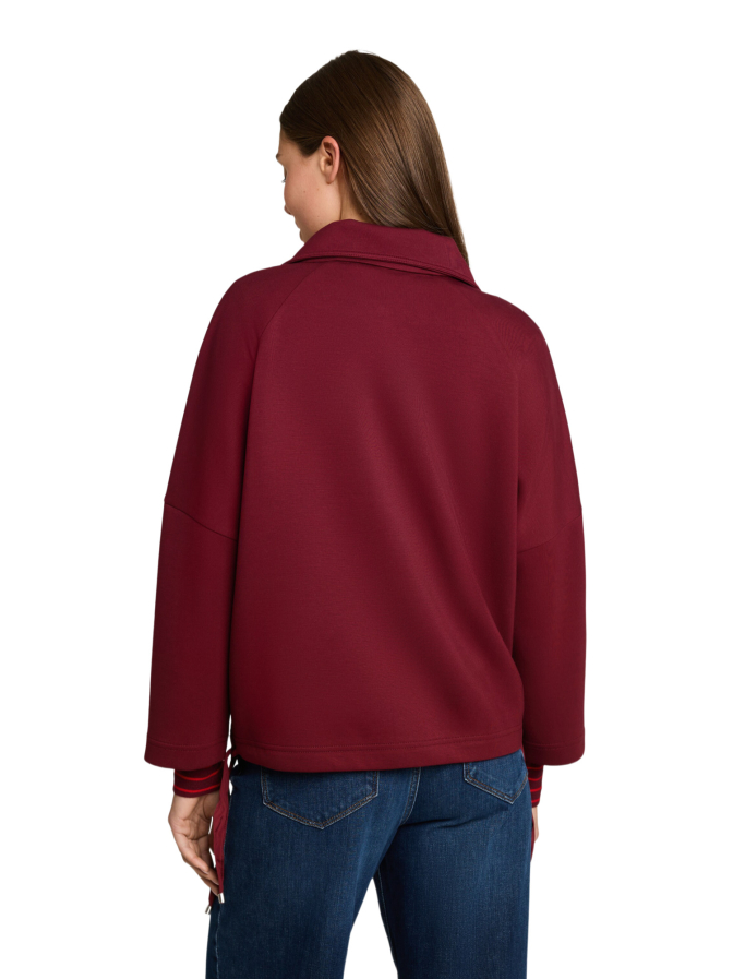 Tom Tailor Casual Sweatshirtjacke mit Stehkragen bei Robert Ley
