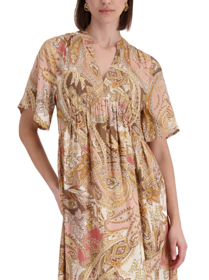 Monari Maxi Kleid mit Paisleymuster bei Robert Ley