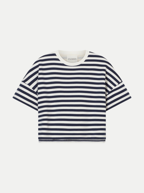 Closed Loose-Fit T-Shirt Gestreift bei Robert Ley
