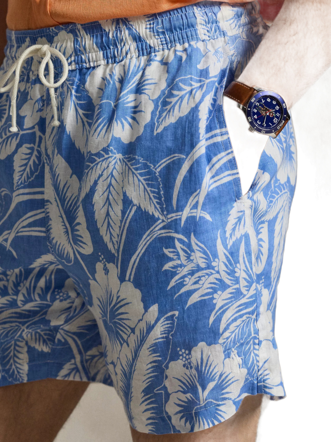 Polo Ralph Lauren Badeshorts mit floralem Print bei Robert Ley