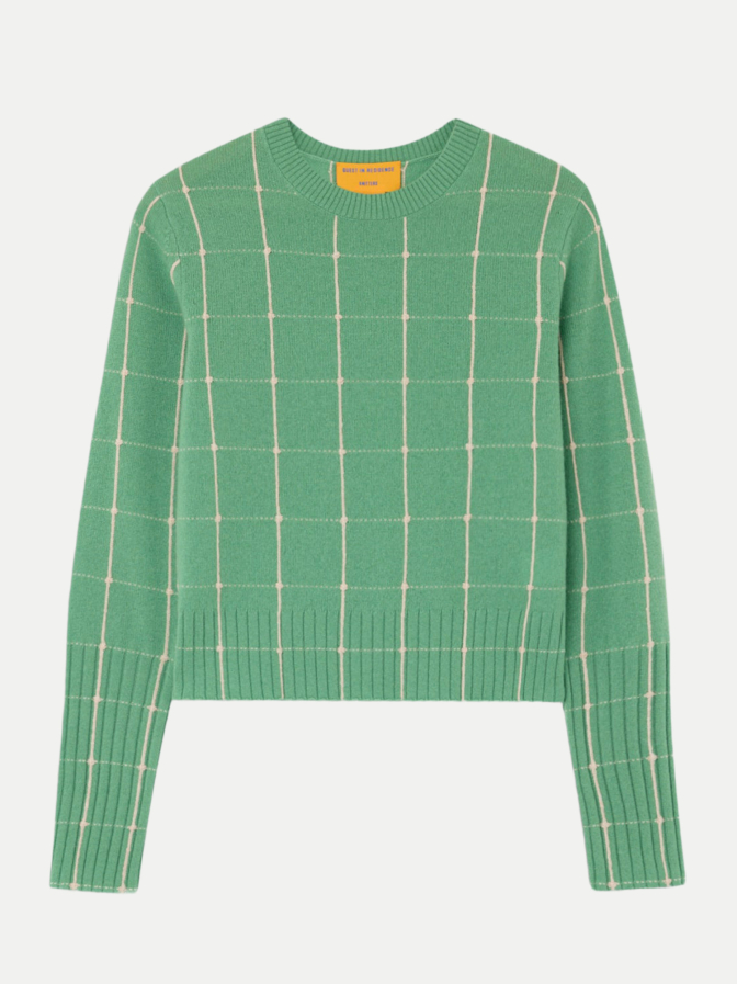 Guest in Residence Kaschmirpullover Shrunken Checker bei Robert Ley