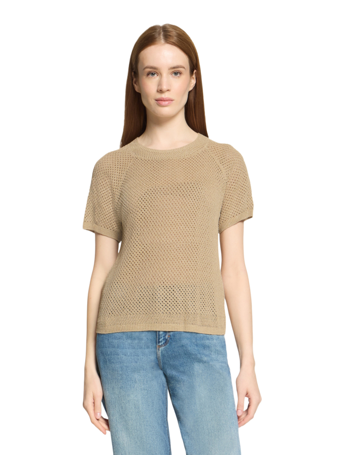 Cartoon Strickpullover mit Ajour-Muster bei Robert Ley